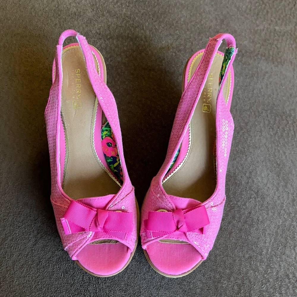 Sperry Top Sider Slingback Wedges